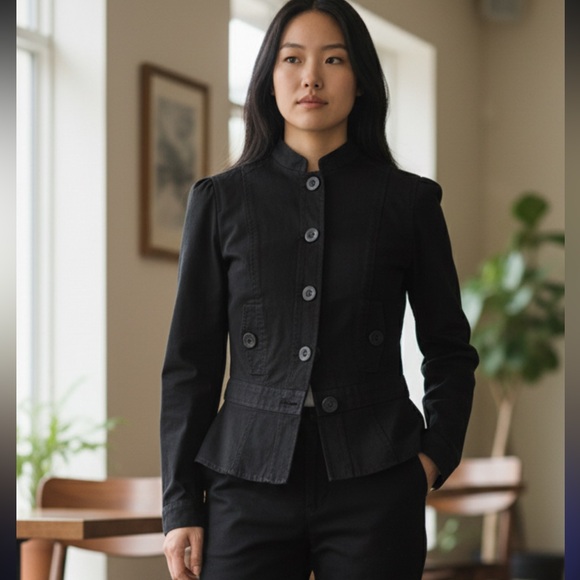 Marc Jacobs Jackets & Blazers - Vintage Marc Jacobs Black Button-Up Cotton jacket size 4